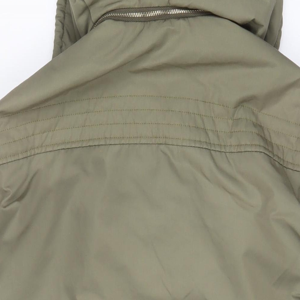 Tiklas Mens Green Jacket Coat Size L Zip