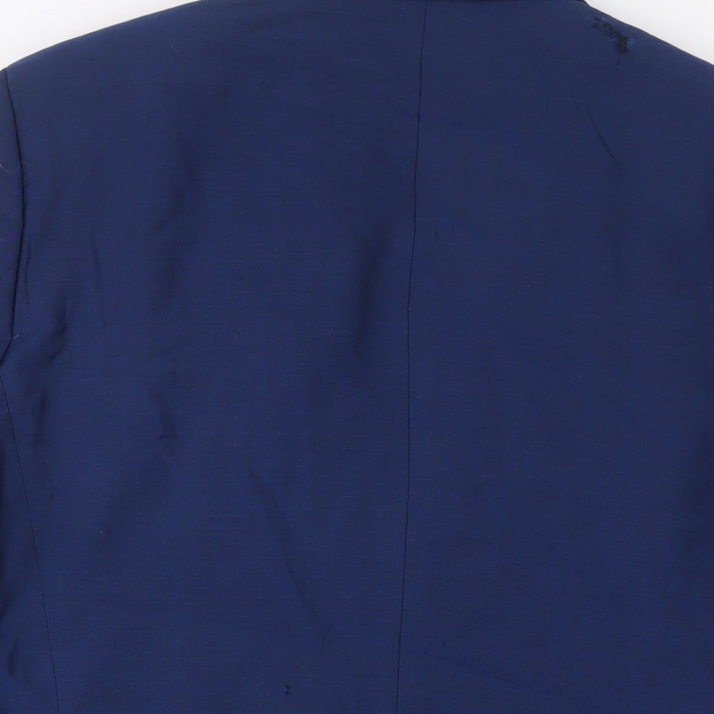 NEXT Mens Blue Wool Jacket Suit Jacket Size 42 Regular