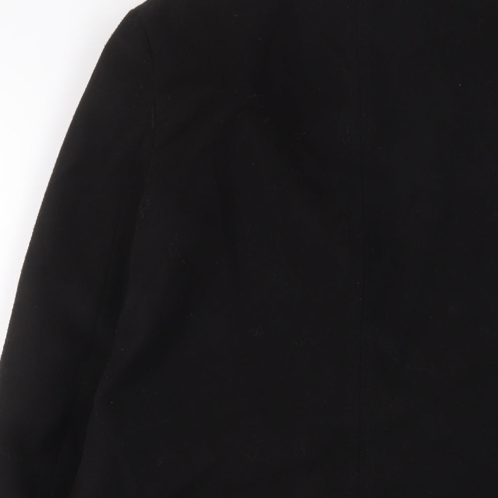 Topshop Womens Black Jacket Size 6 Zip