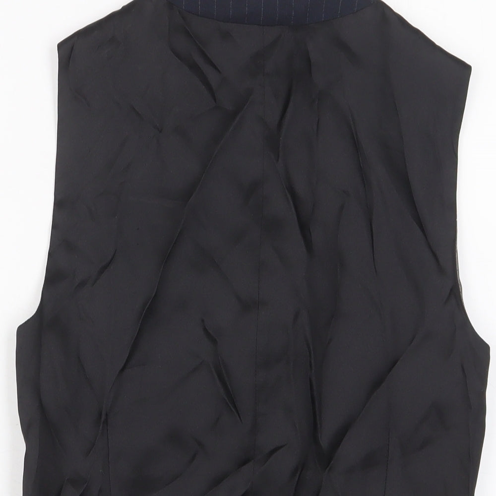 NEXT Mens Blue Wool Jacket Suit Waistcoat Size 34 Regular
