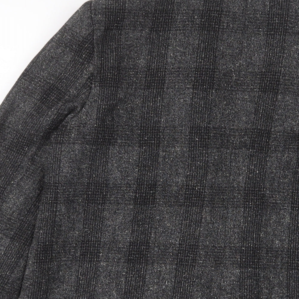 Topshop Womens Grey Jacket Blazer Size 8 - Open