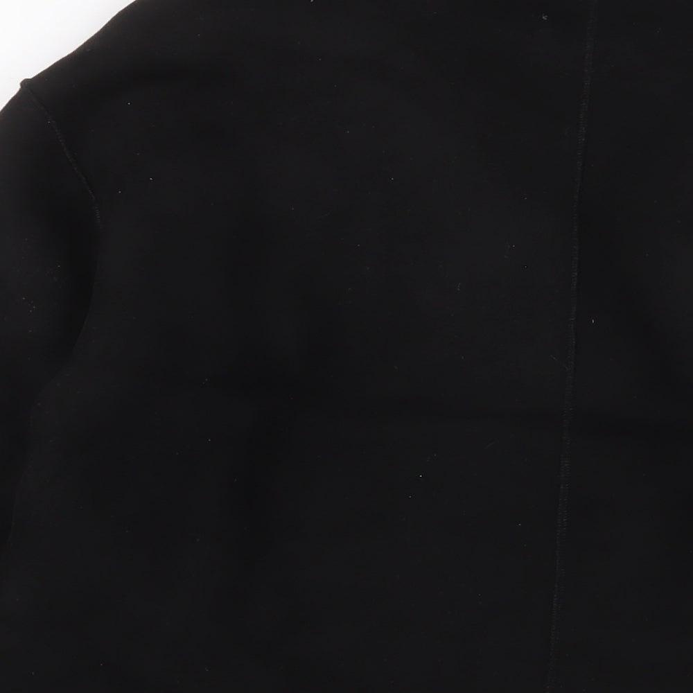 H&M Womens Black Jacket Size 10 Zip - Zip Pockets