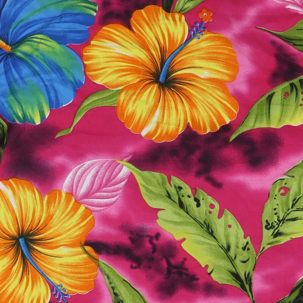 VHO Womens Multicoloured Floral Polyester Basic Button-Up Size L V-Neck