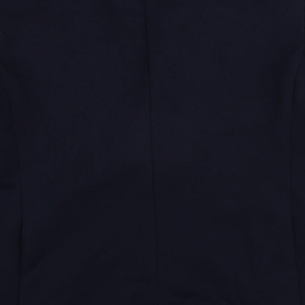 Marks & Spencer Mens Blue Polyamide Jacket Suit Jacket Size 42 Regular