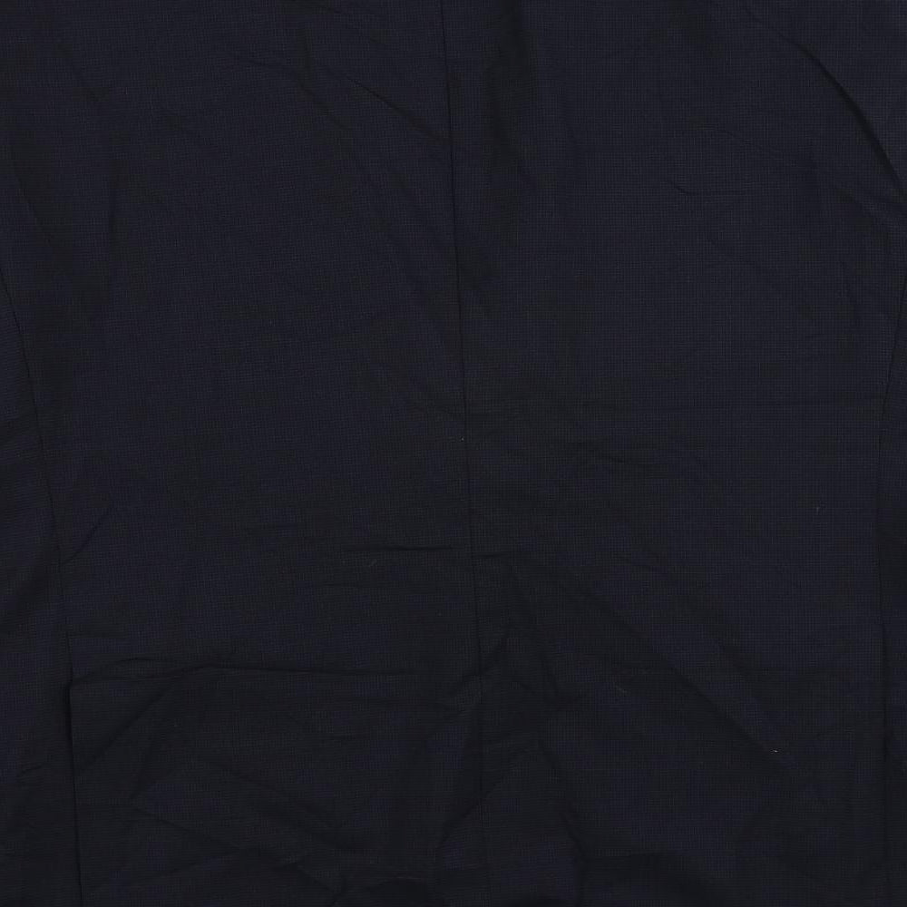 Linea Mens Blue Wool Jacket Suit Jacket Size 42 Regular
