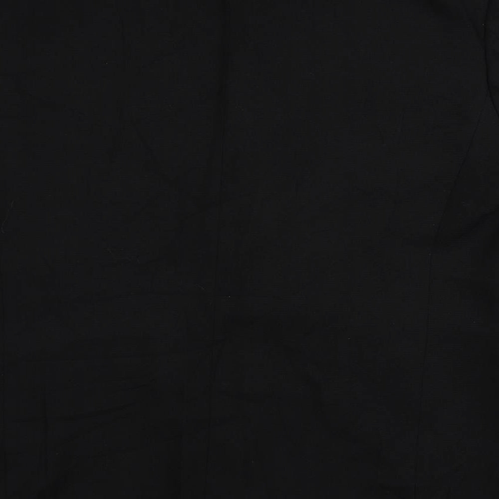 St Bernard Mens Black Polyester Jacket Blazer Size 44 Regular