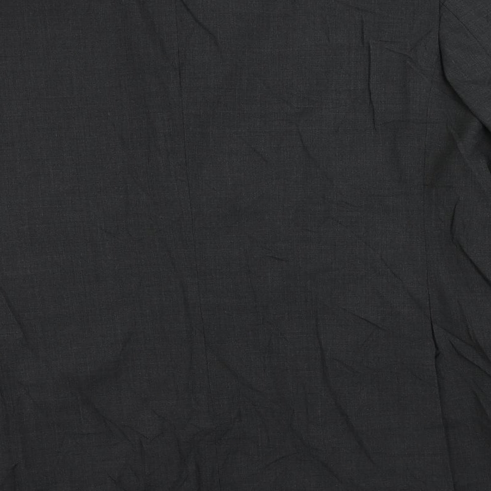 Marks & Spencer Mens Grey Wool Jacket Suit Jacket Size 48 Regular