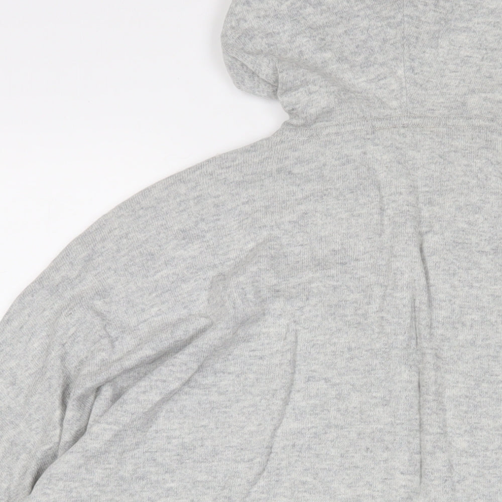 Monsoon Womens Grey Acrylic Pullover Hoodie Size S Pullover