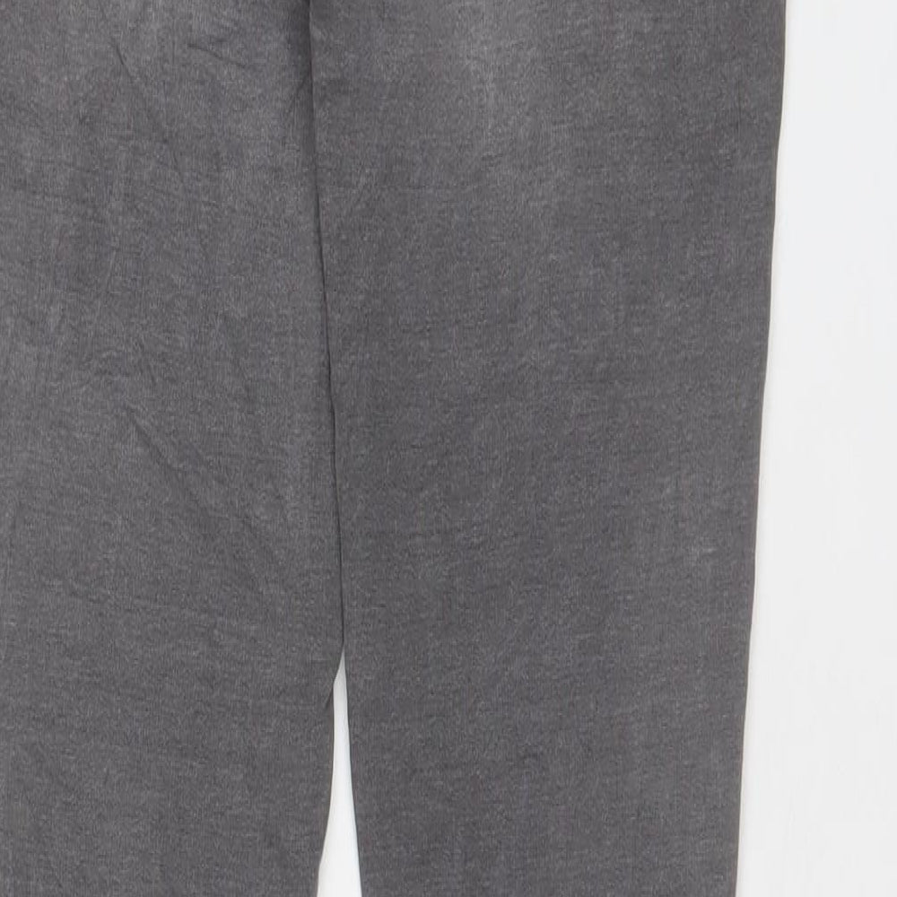Next Womens Grey Cotton Jegging Jeans Size 10 L27 in Regular
