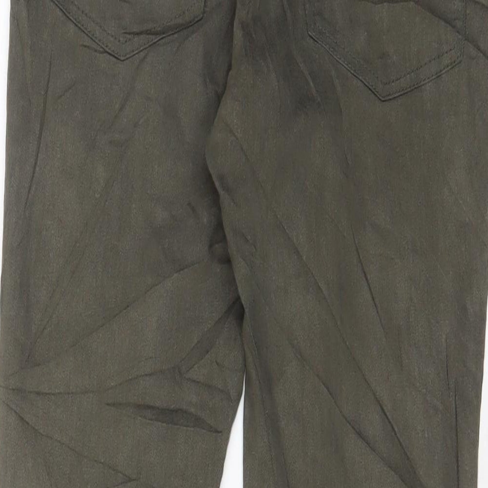 Marks & Spencer Womens Green Cotton Jegging Jeans Size 8 L30 in Regular