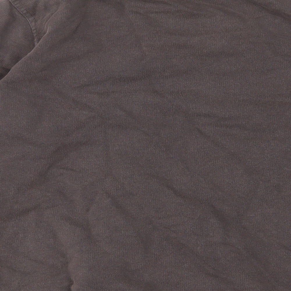 Zara Womens Brown Cotton Pullover Sweatshirt Size L Pullover - Spalding