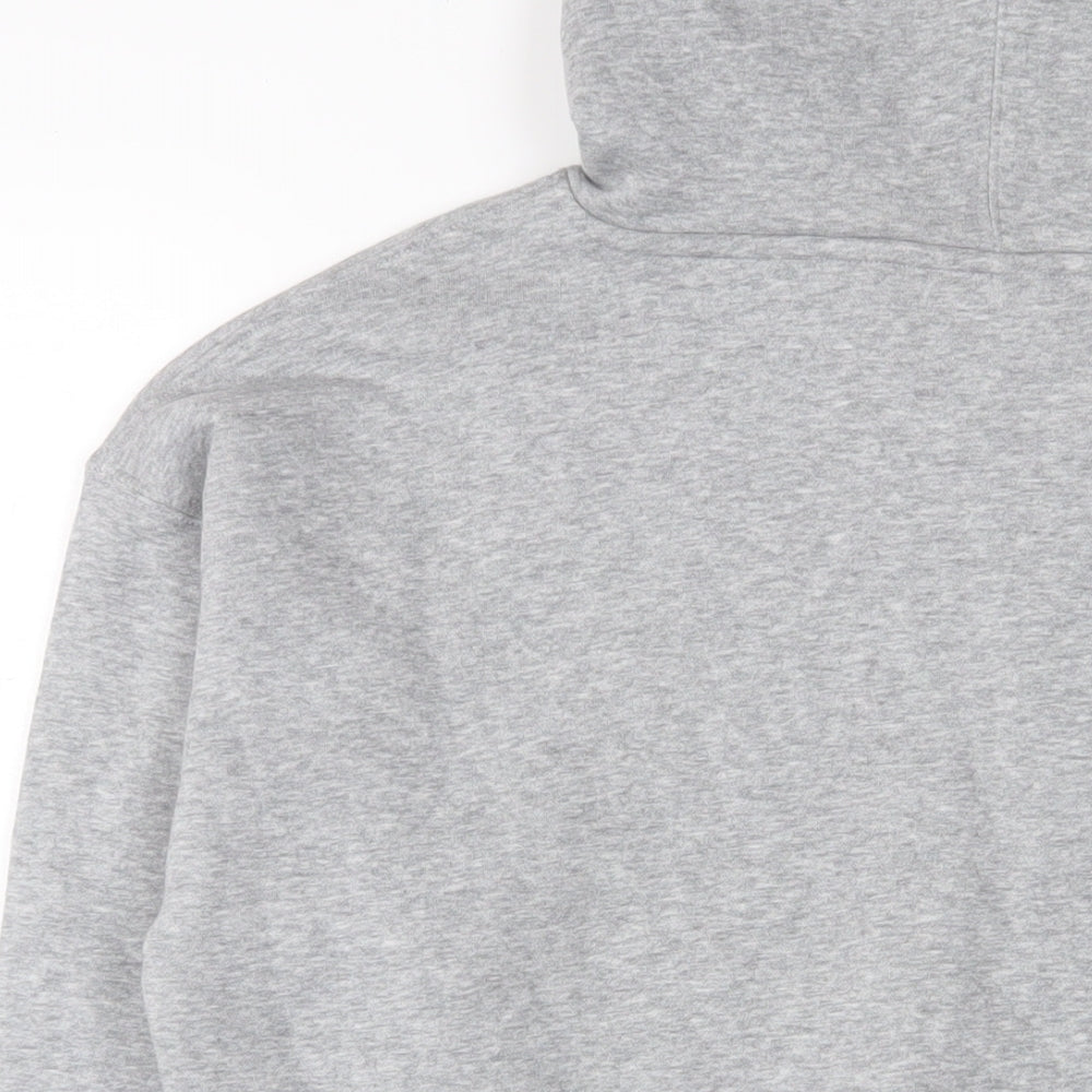 USA Pro Womens Grey Cotton Pullover Hoodie Size 10 Pullover