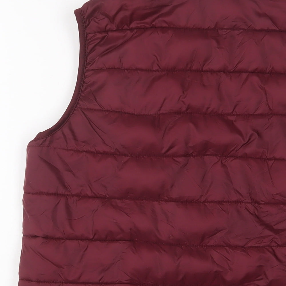 32 Degrees Womens Red Gilet Jacket Size S Zip - Zip Pockets