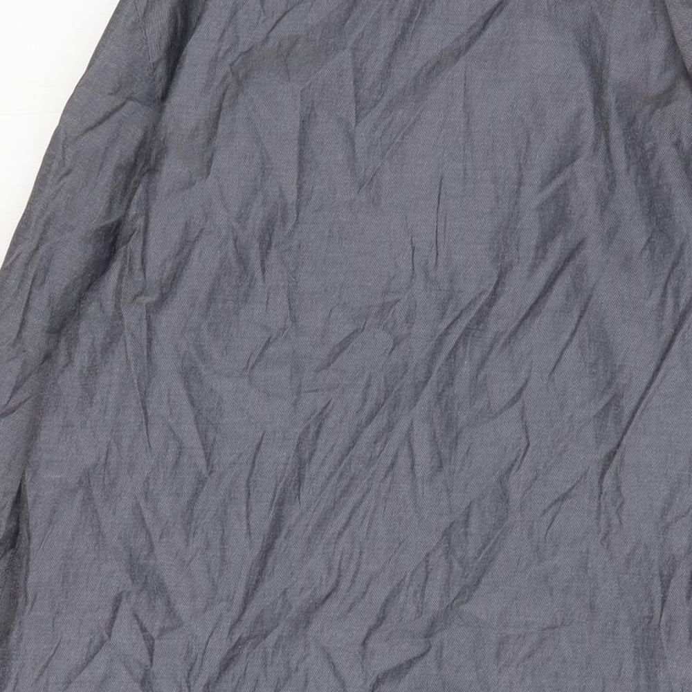 Marks and Spencer Womens Grey Jacket Size 16 Zip - Zip Pockets