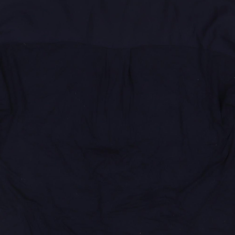Phase Eight Womens Blue Viscose Jumper Dress Size 10 V-Neck Pullover