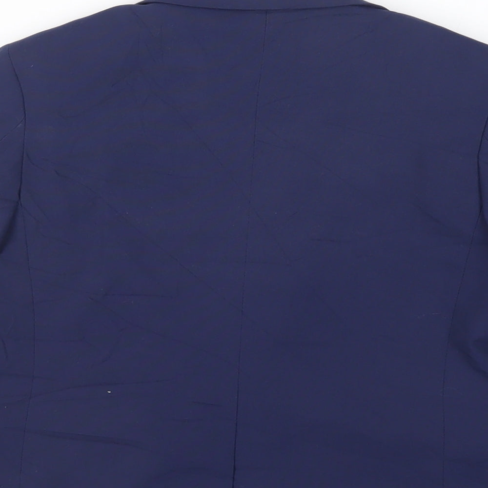 Next Boys Blue Jacket Blazer Size 8 Years Button