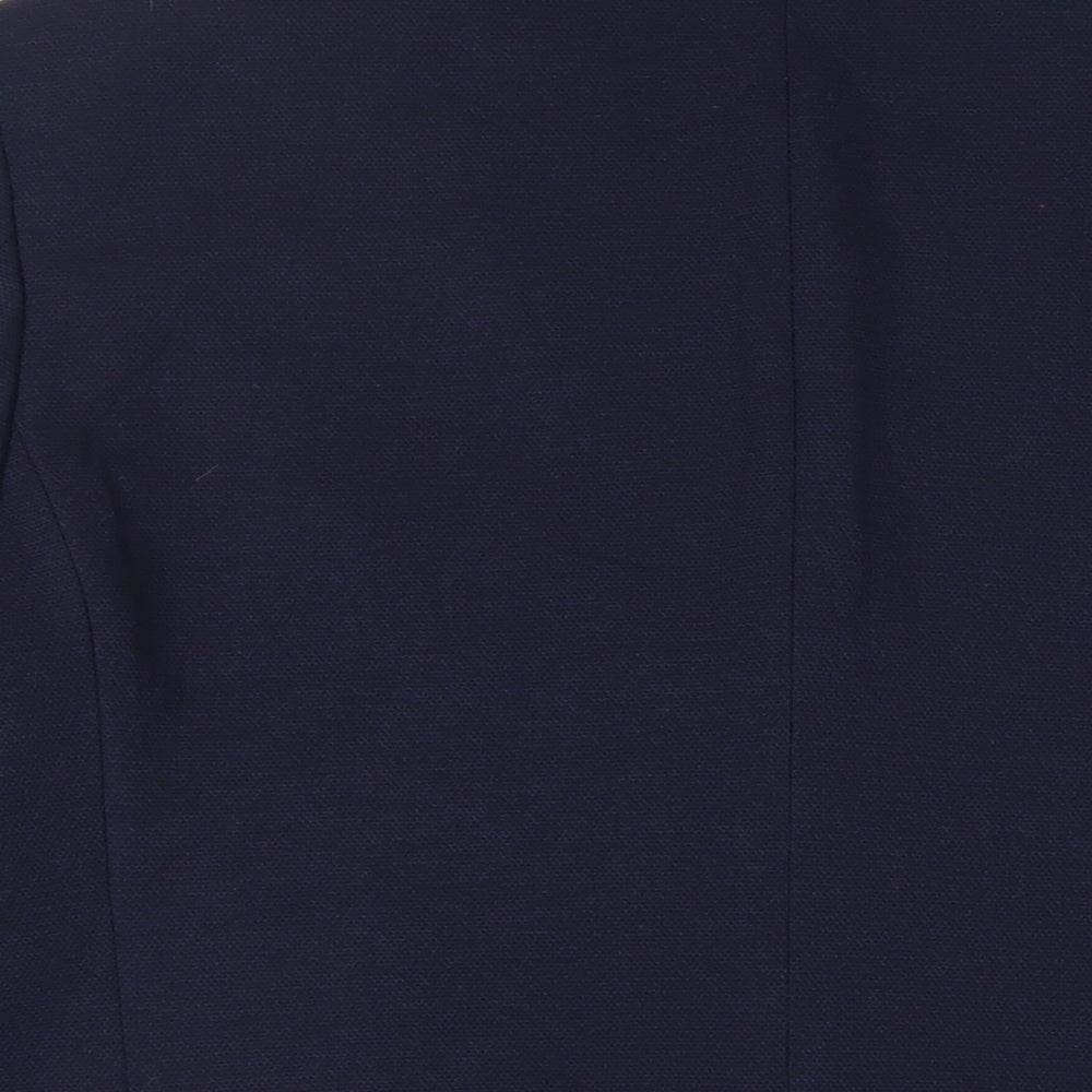 Marks & Spencer Mens Blue Polyamide Jacket Suit Jacket Size 42 Regular