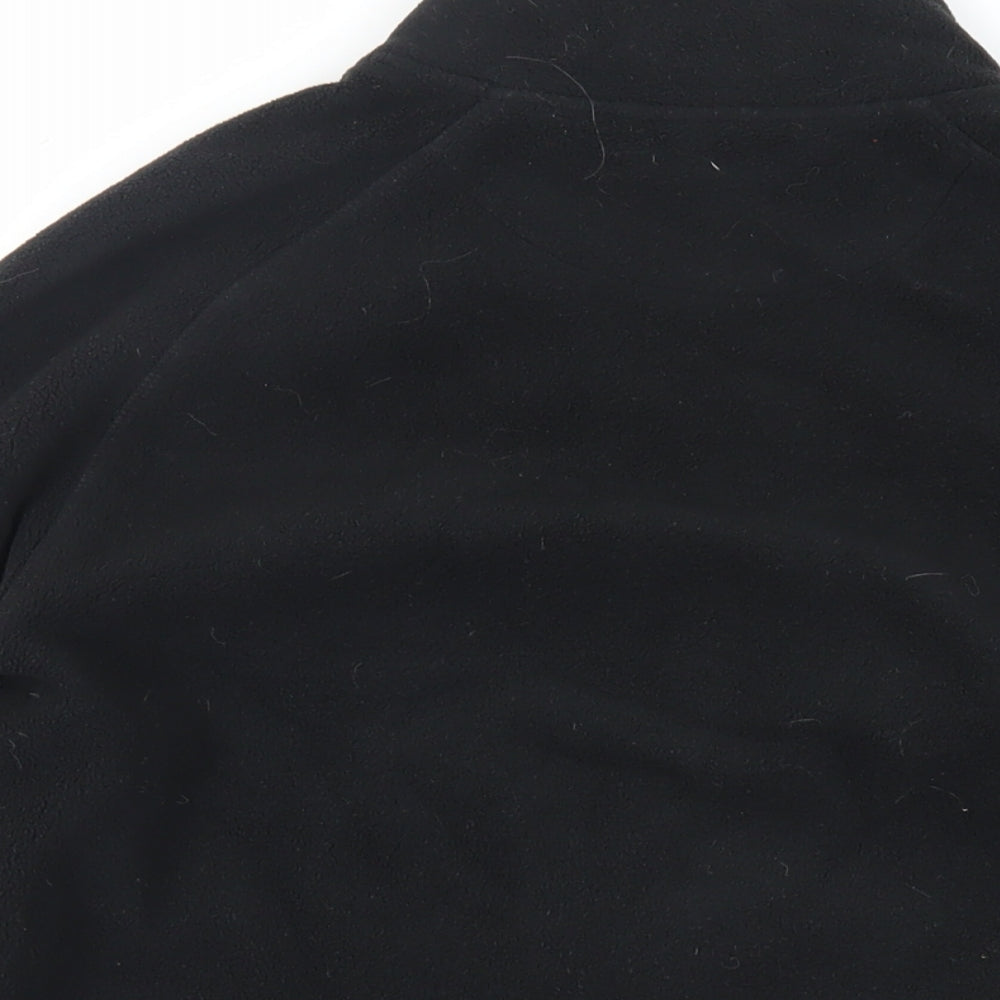 Marks & Spencer Mens Black Jacket Size M Zip - Zipped Pockets