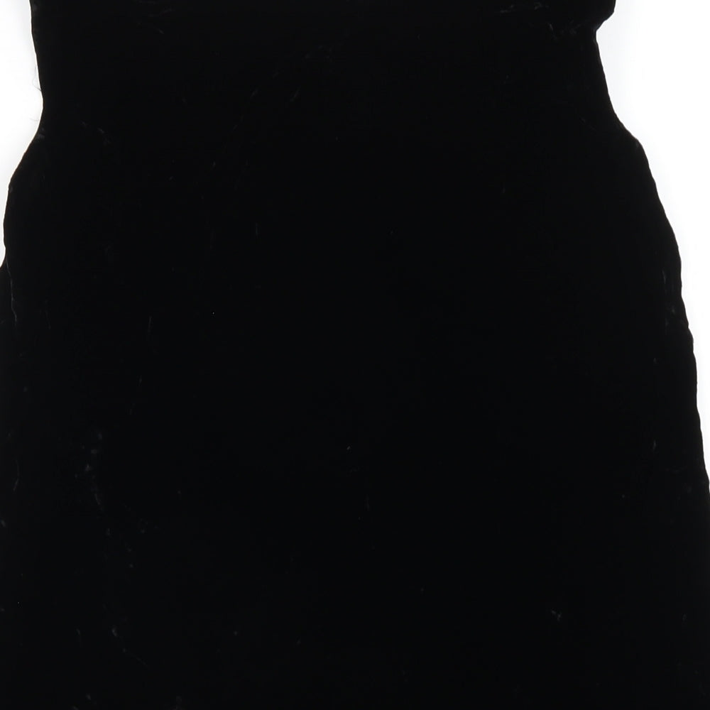 Ghost Womens Black Polyester Basic Tank Size XS Scoop Neck