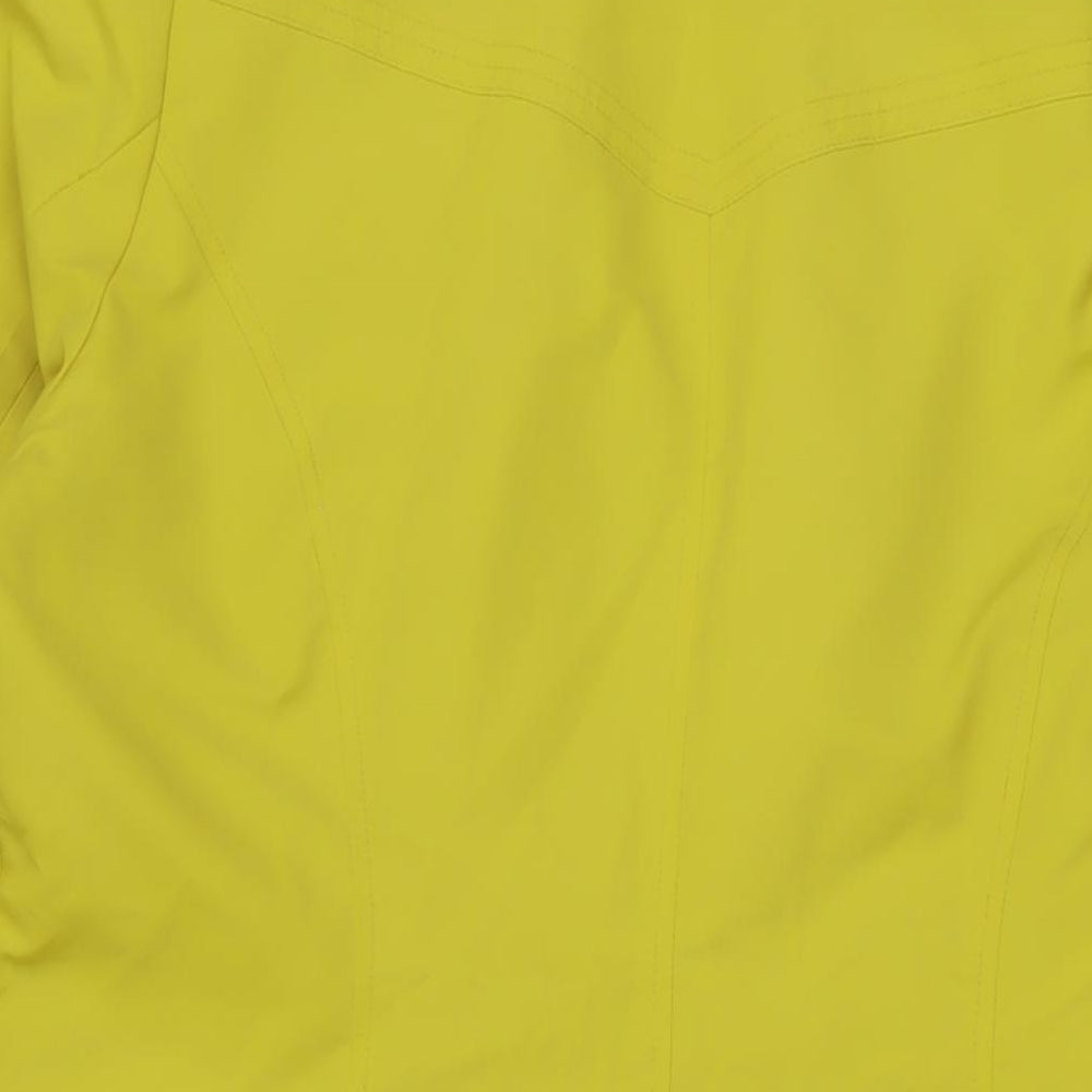 Marks & Spencer Womens Yellow Overcoat Coat Size 16 Button