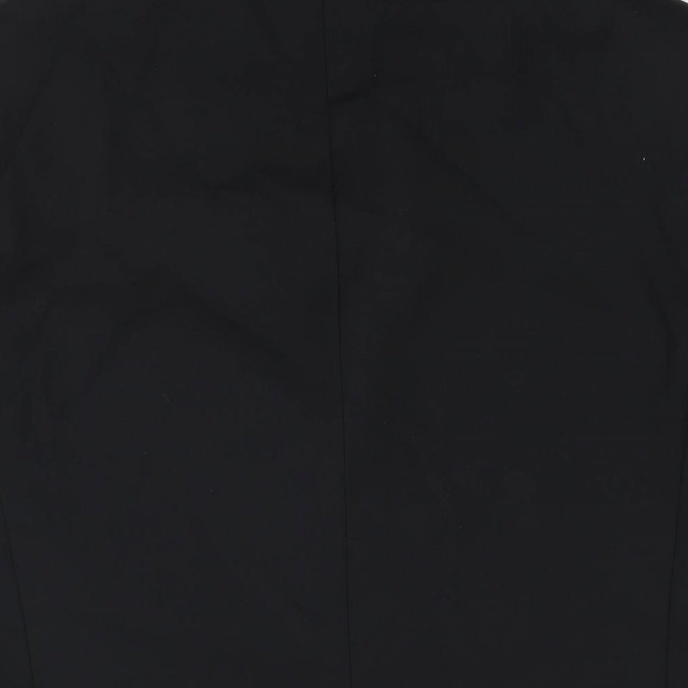Marks & Spencer Mens Black Striped Wool Jacket Suit Jacket Size 38 Regular