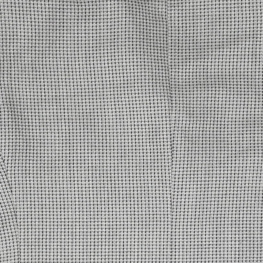 Canali Mens Grey Geometric Wool Jacket Suit Jacket Size 42 Regular