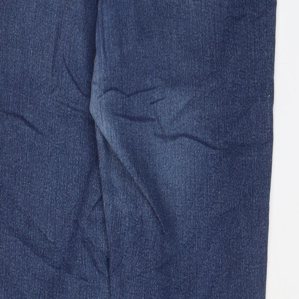H&M Womens Blue Cotton Skinny Jeans Size 31 in L29 in Regular Zip