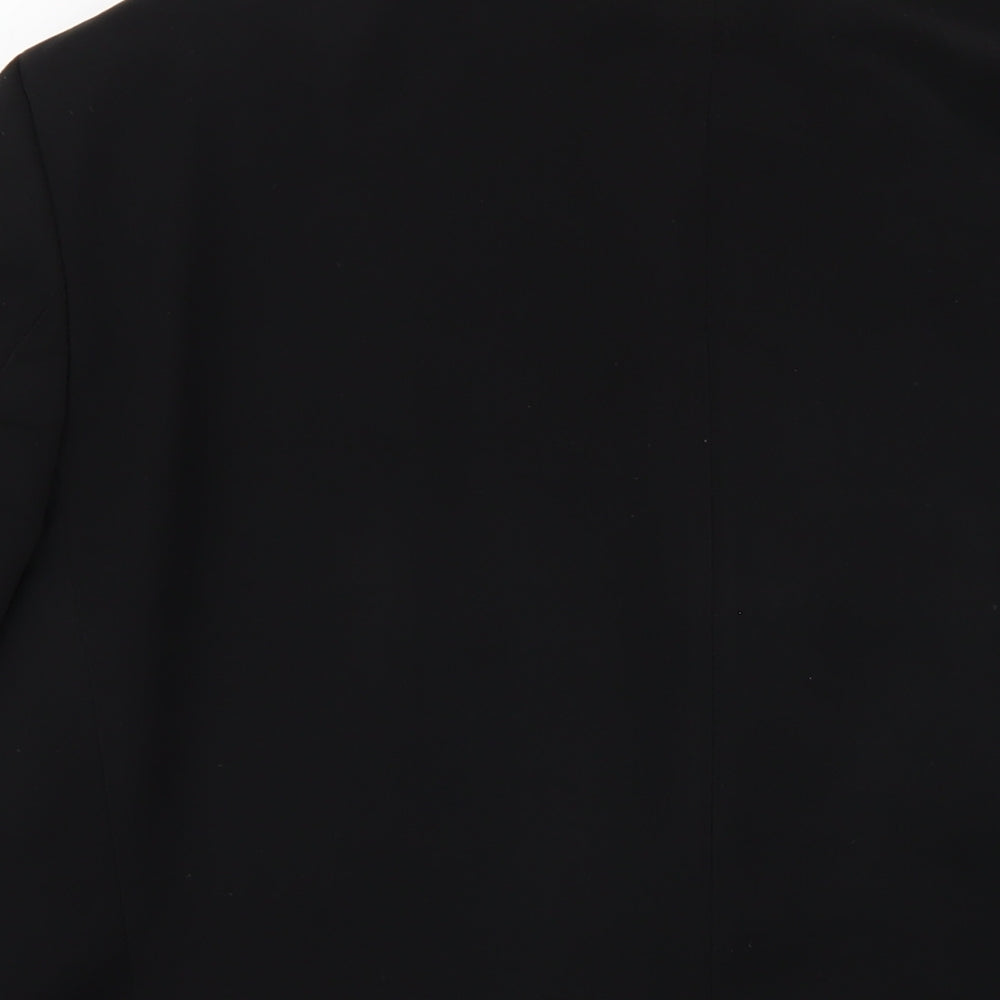 Anagram Mens Black Polyester Jacket Blazer Size 44 Regular