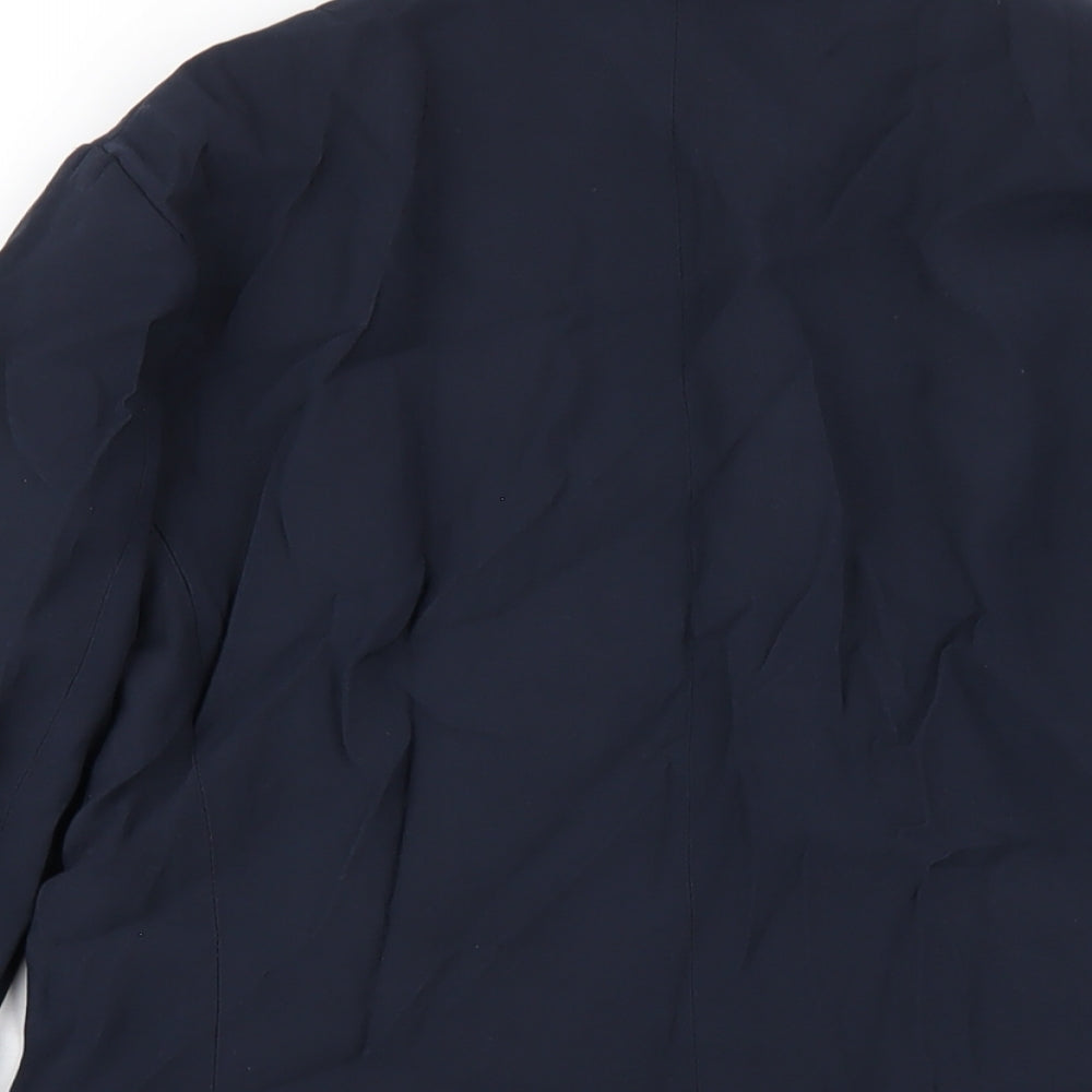 H&M Womens Blue Jacket Blazer Size 8