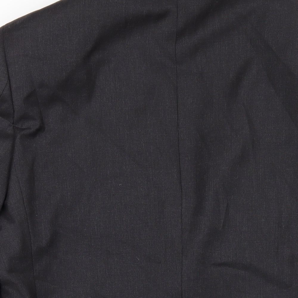 Savoy Taylors Guild Mens Grey Wool Jacket Blazer Size 42 Regular