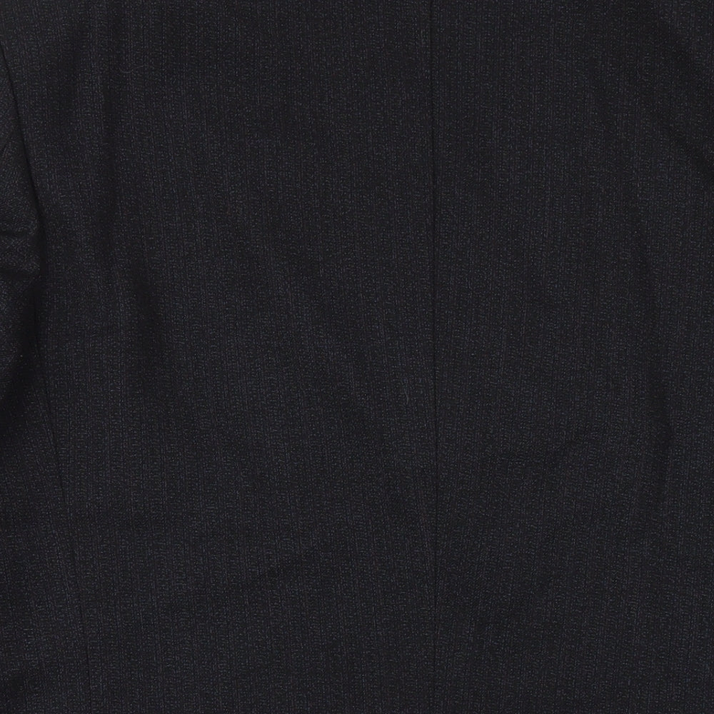 Burton Mens Blue Wool Jacket Blazer Size 40 Regular