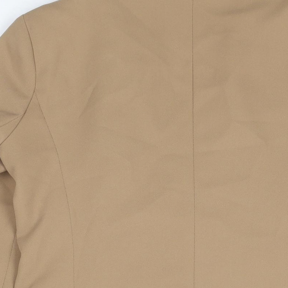 River Island Womens Beige Jacket Blazer Size 8 Button