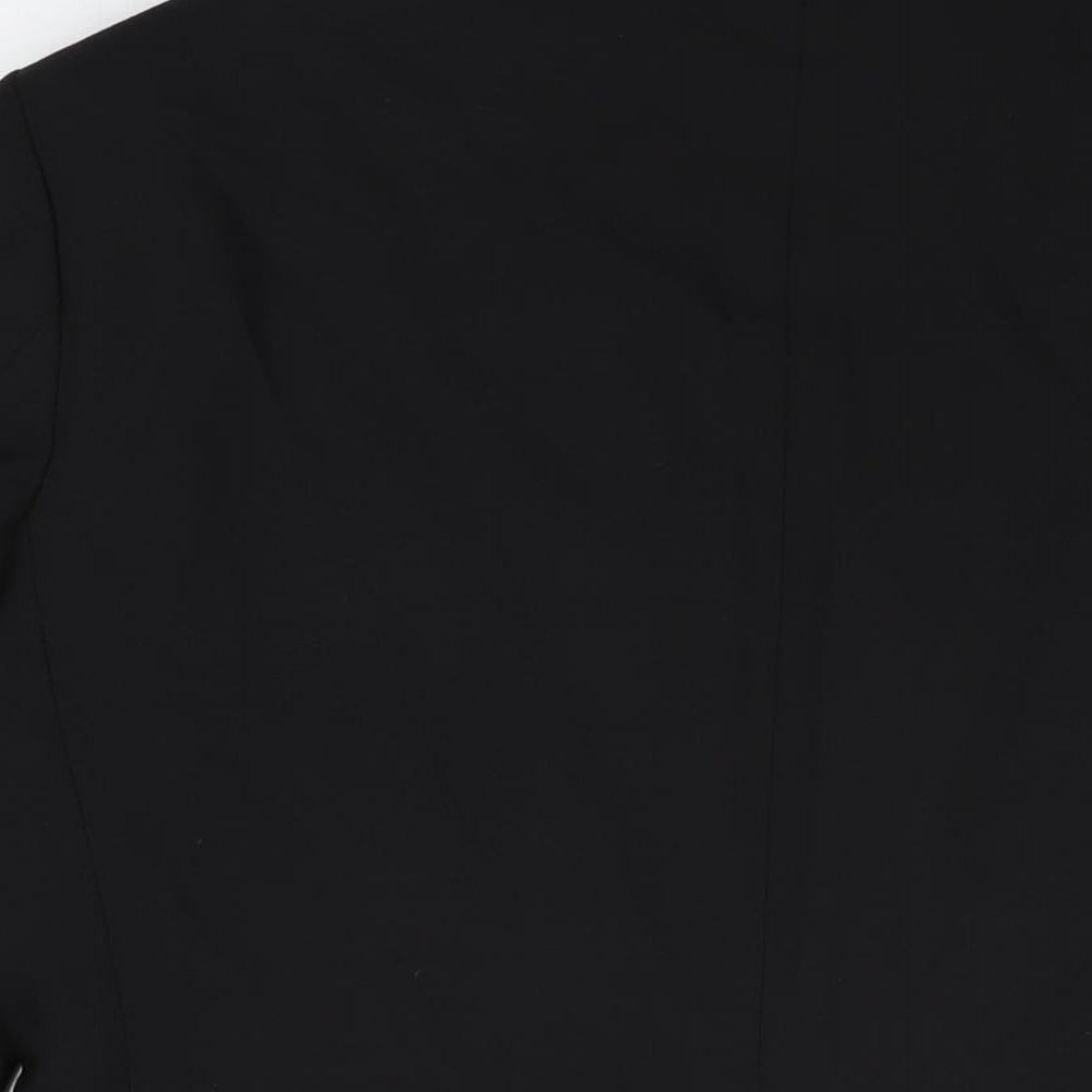 Marks & Spencer Mens Black Polyester Jacket Suit Jacket Size 40 Regular