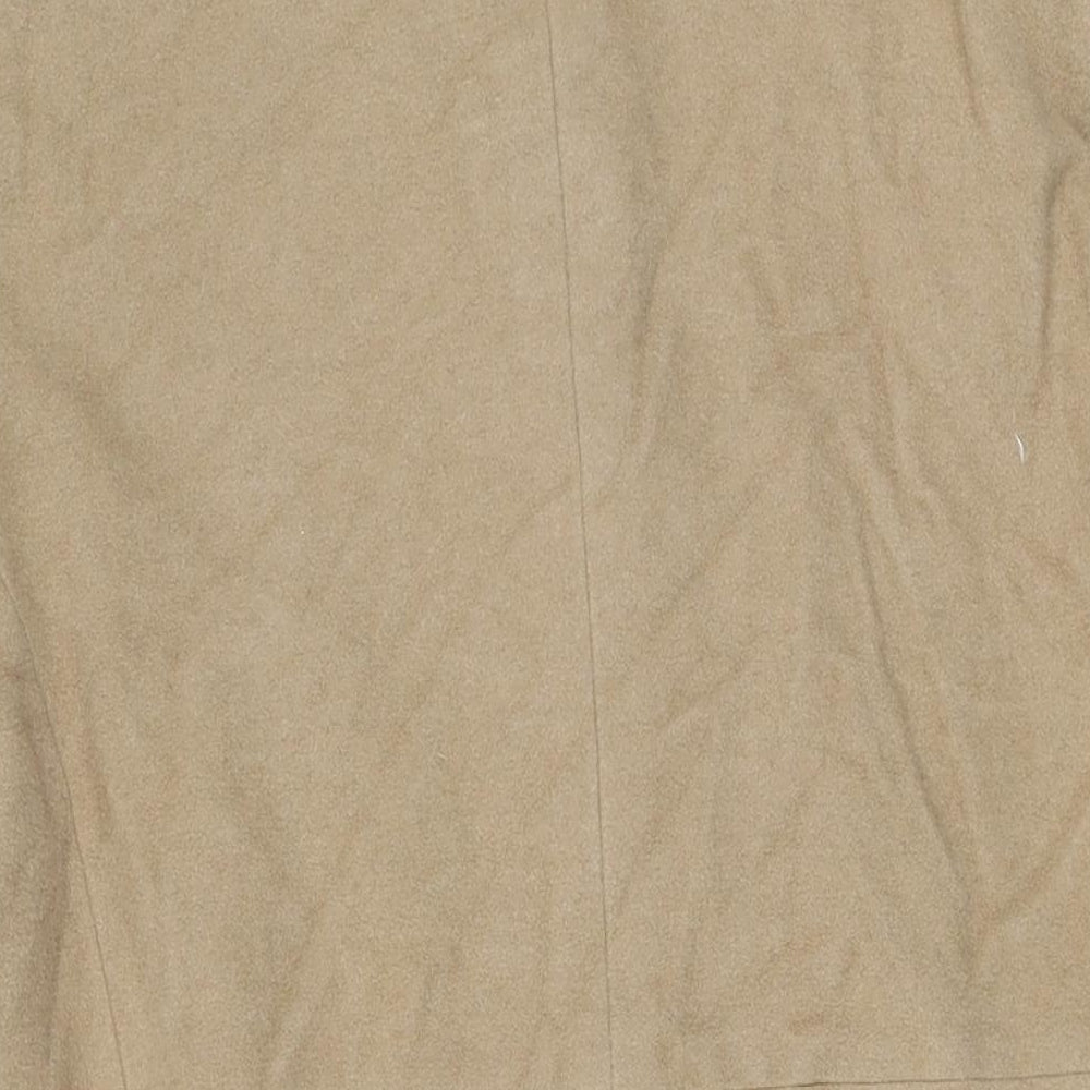 BHS Womens Beige Overcoat Coat Size 20 Button