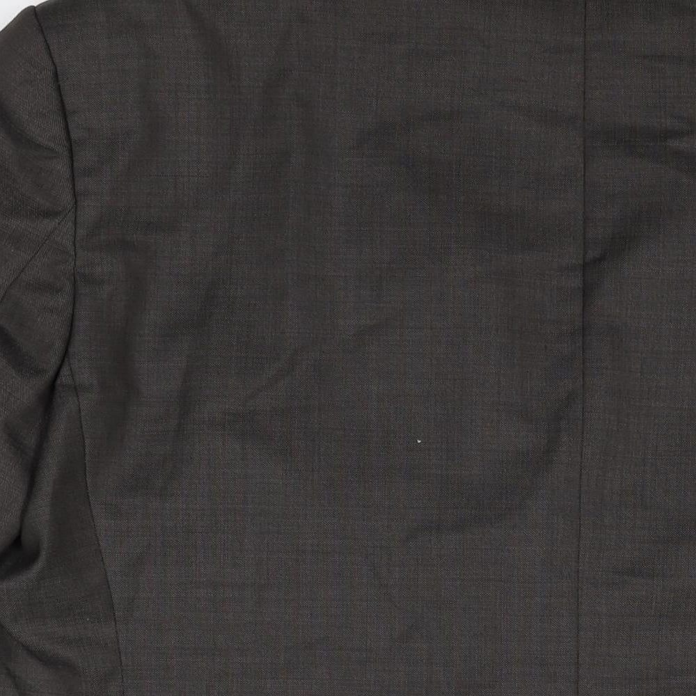 Marks & Spencer Mens Grey Wool Jacket Suit Jacket Size 46 Regular