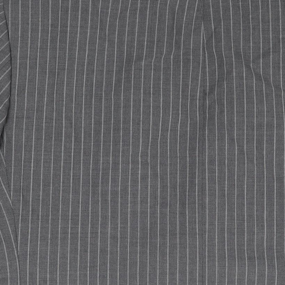 Taylor & Wright Mens Grey Striped Wool Jacket Suit Jacket Size 40 Regular