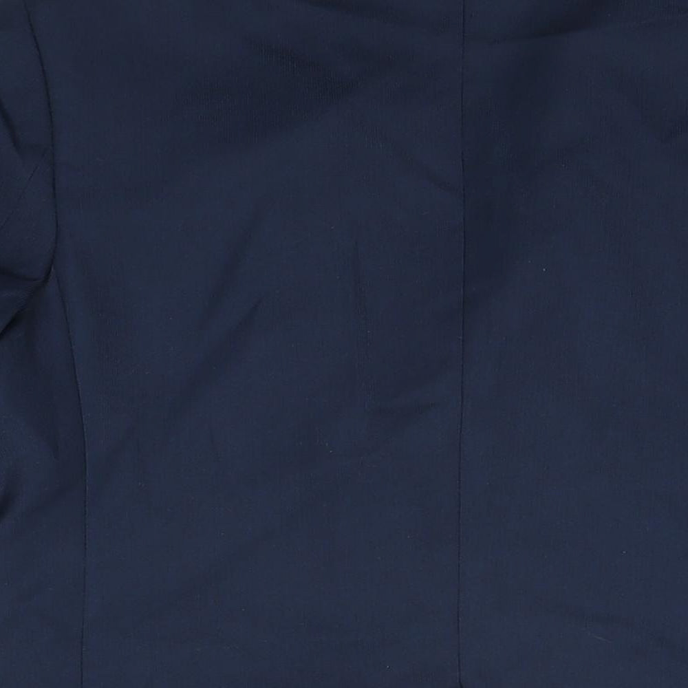 Outfitters Nation Mens Blue Polyester Jacket Suit Jacket Size S Regular
