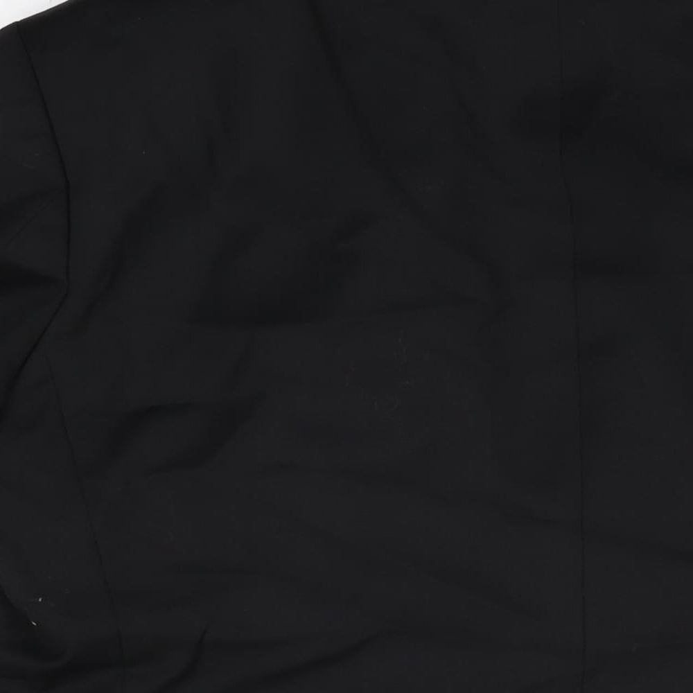 Marks & Spencer Mens Black Wool Jacket Suit Jacket Size 40 Regular