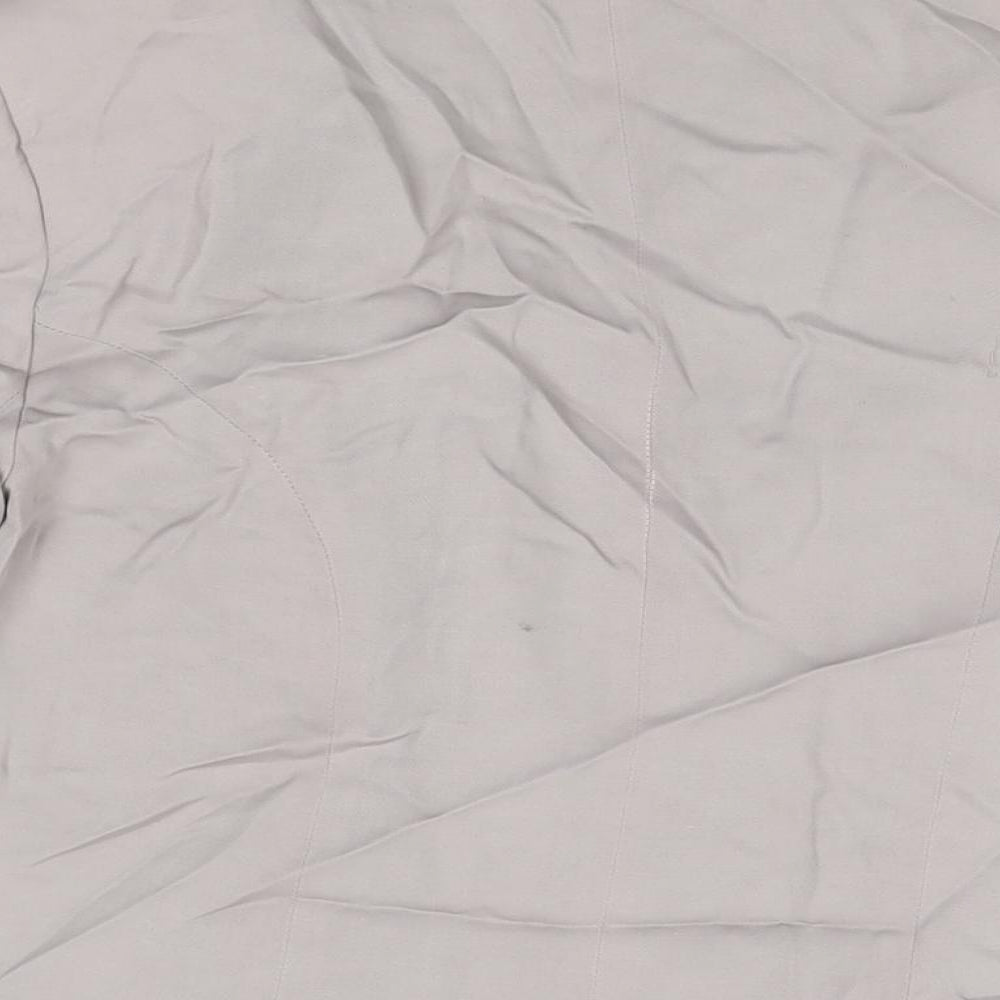 Topshop Womens Grey Jacket Blazer Size 16 Button