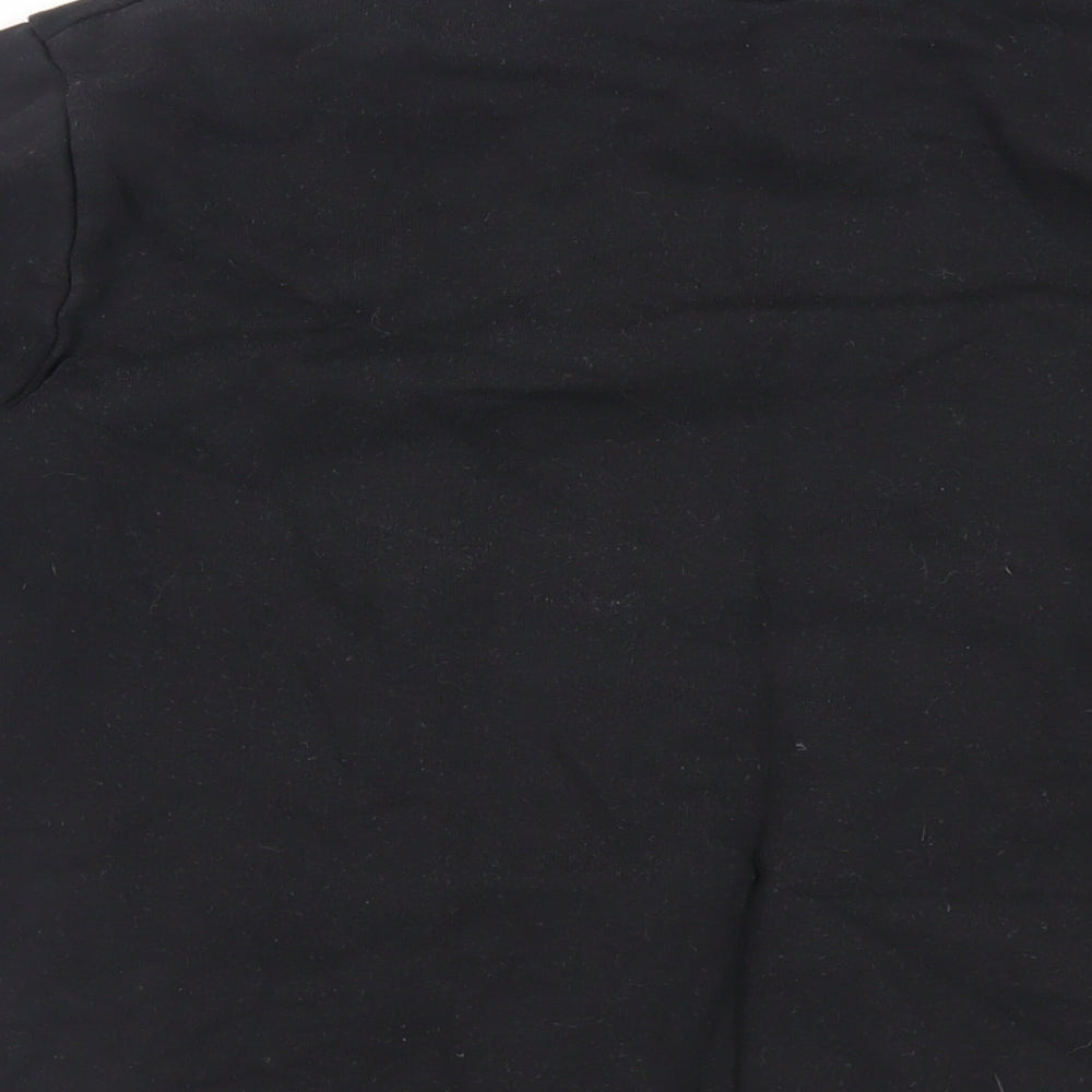 ASOS Womens Black Cotton Pullover Sweatshirt Size 2XS Pullover - Butterfly
