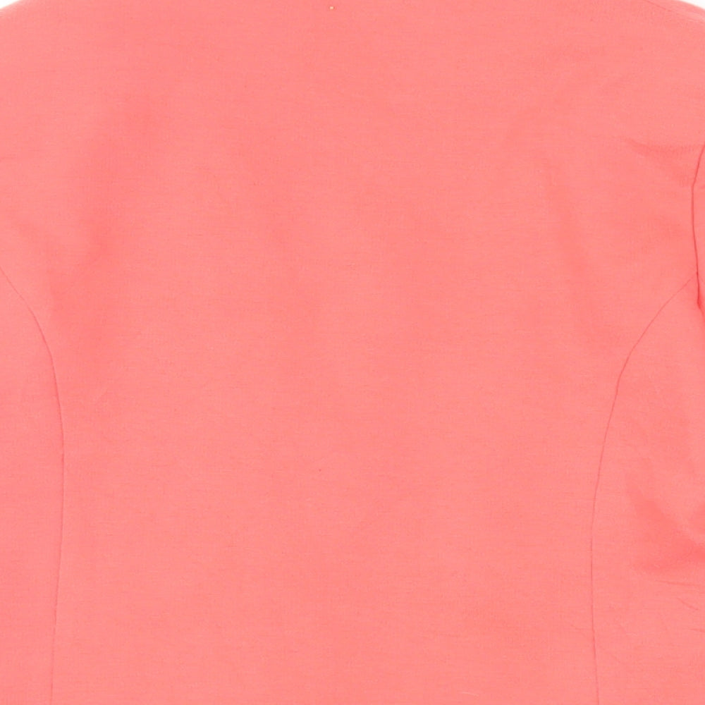 Miss Selfridge Womens Pink Jacket Blazer Size 10 - Open