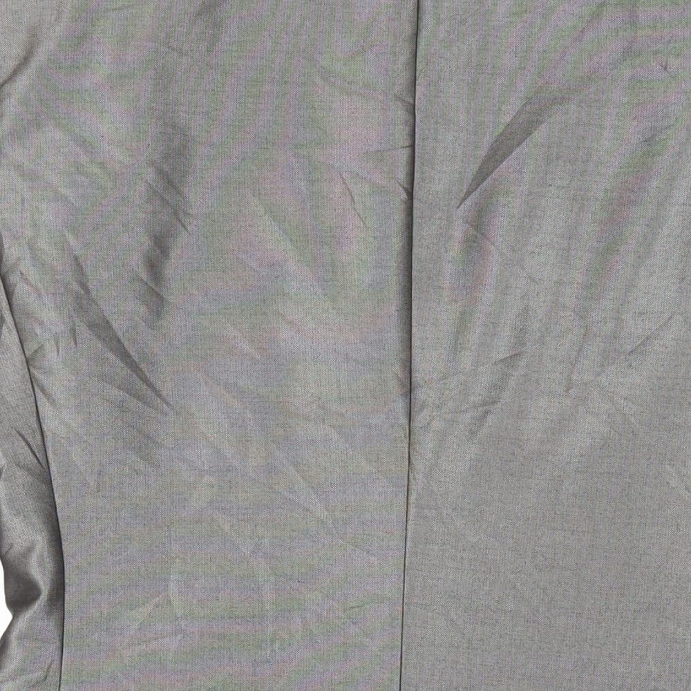 NEXT Mens Grey Polyester Jacket Suit Jacket Size 36 Regular