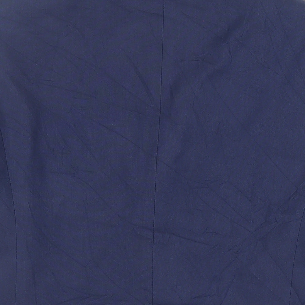 Marks & Spencer Mens Blue Polyester Jacket Suit Jacket Size 36 Regular