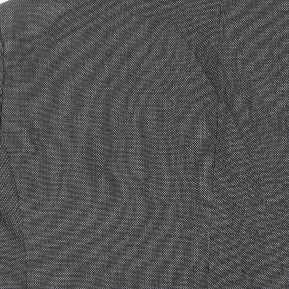 Marks & Spencer Mens Grey Wool Jacket Suit Jacket Size 44 Regular