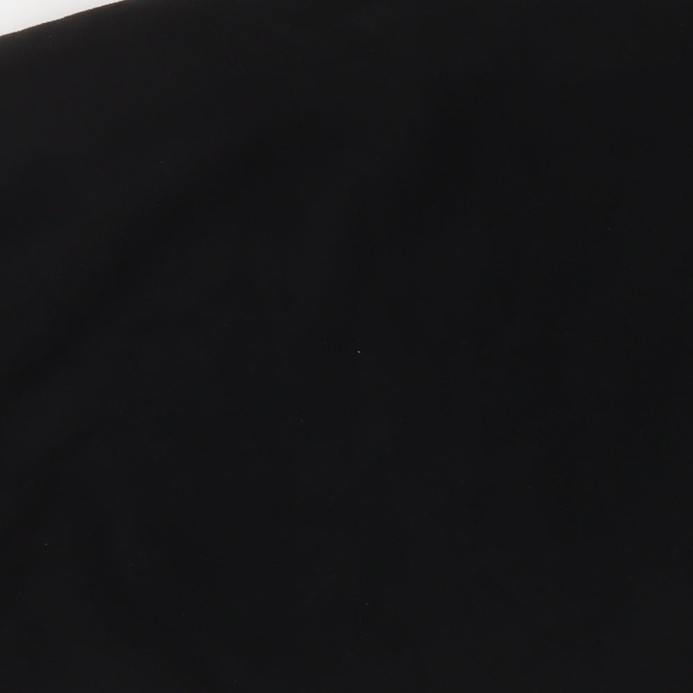 FACTORIE Womens Black Polyester Pullover Sweatshirt Size S Zip