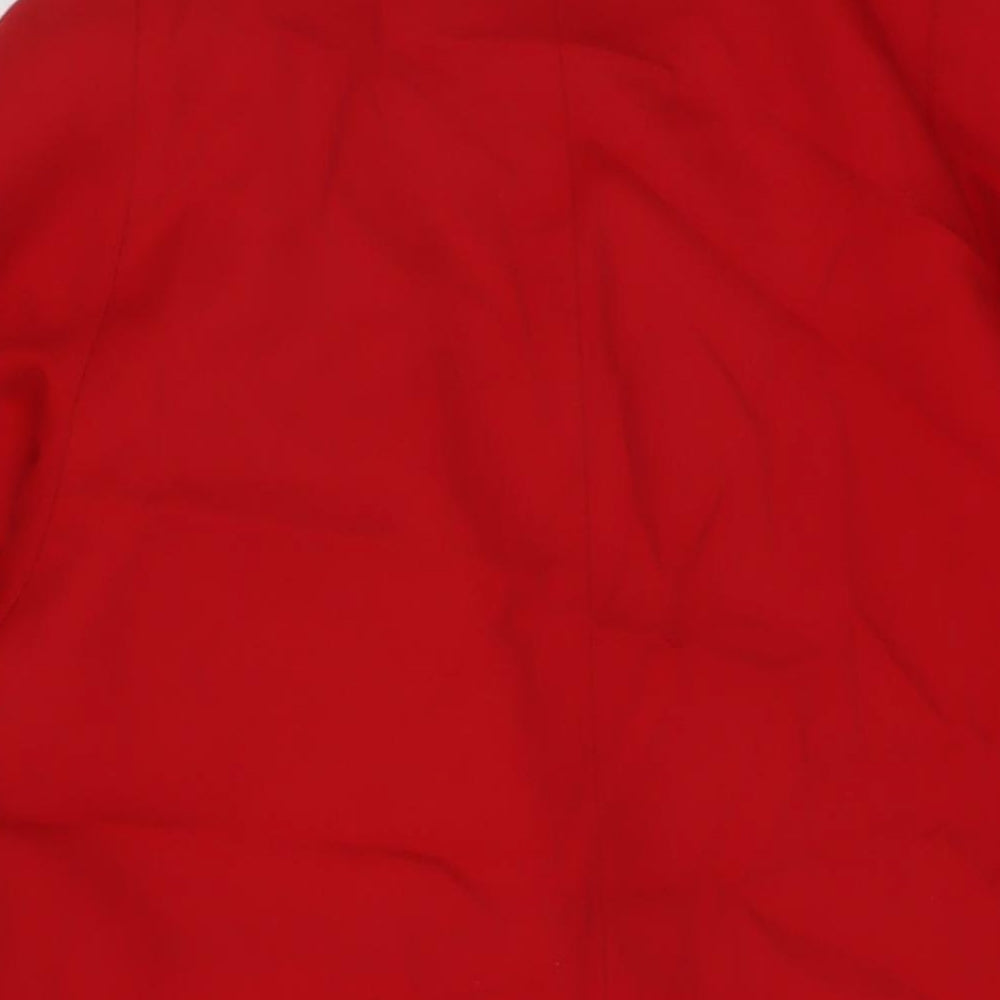 Lampert Womens Red Jacket Size 16 Button