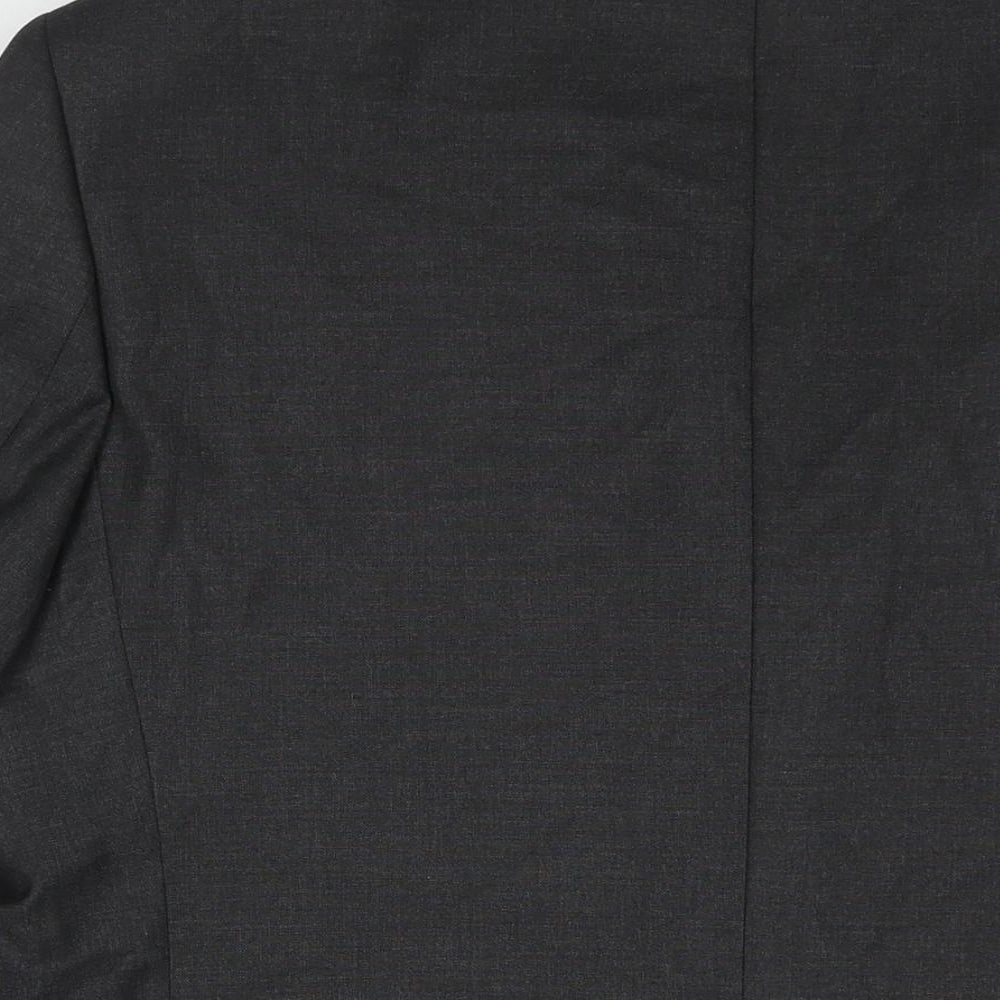 Marks & Spencer Mens Grey Polyester Jacket Suit Jacket Size 44 Regular