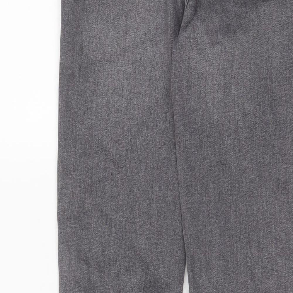 Marks & Spencer Womens Red Cotton Straight Jeans Size 8 L29 in Slim Zip