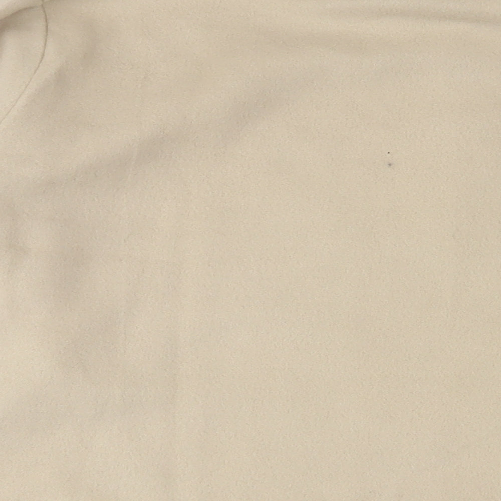 Naeville Womens Beige Polyester Pullover Sweatshirt Size 30 Zip - 1/2 Zip