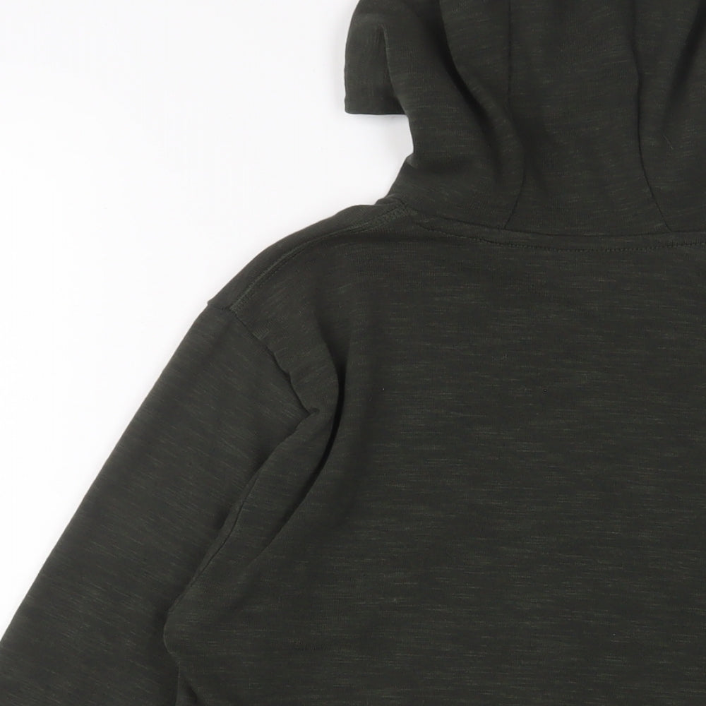 Next Boys Green Polyester Pullover Hoodie Size 9 Years Pullover